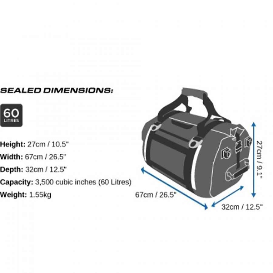 Duffel Bags Overboard | Overboard Waterproof Duffel Pro Bag 60 Lit Red