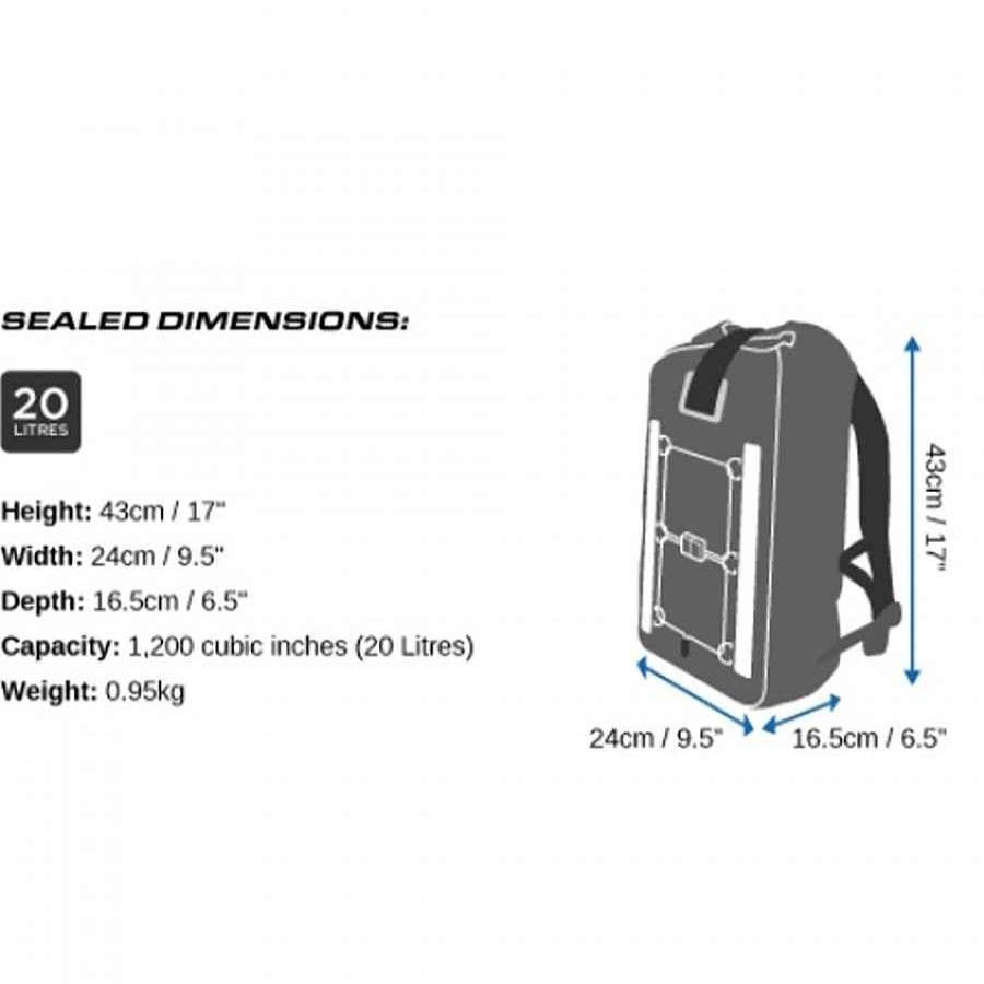 Backpacks Overboard | Overboard Waterproof Backpack Pro-Vis 20 Lit Yello Yellow