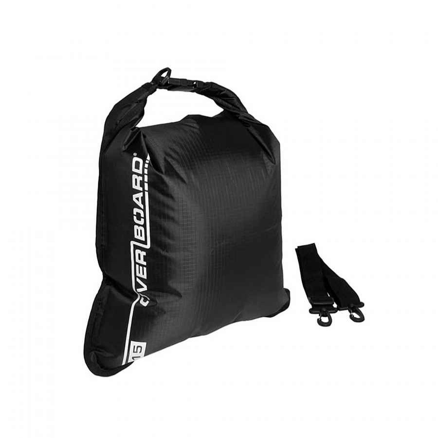 Dry Bags Overboard | Overboard Dry Flat Bag 15 Liter Black