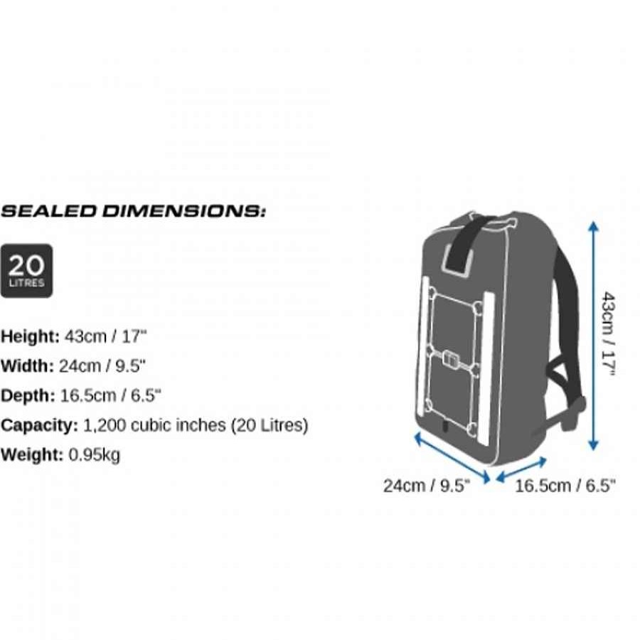 Backpacks Overboard | Overboard Waterproof Backpack Pro-Vis 20 Lit Orang Orange