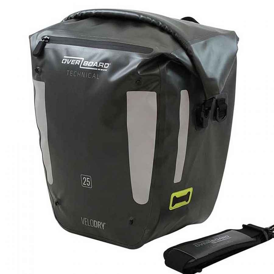 Bike Overboard | Overboard Waterproof Pannier Velodry 25 Liter Grey