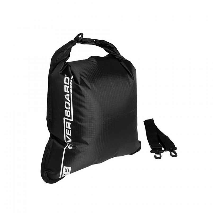 Dry Bags Overboard | Overboard Dry Flat Bag 15 Liter Black