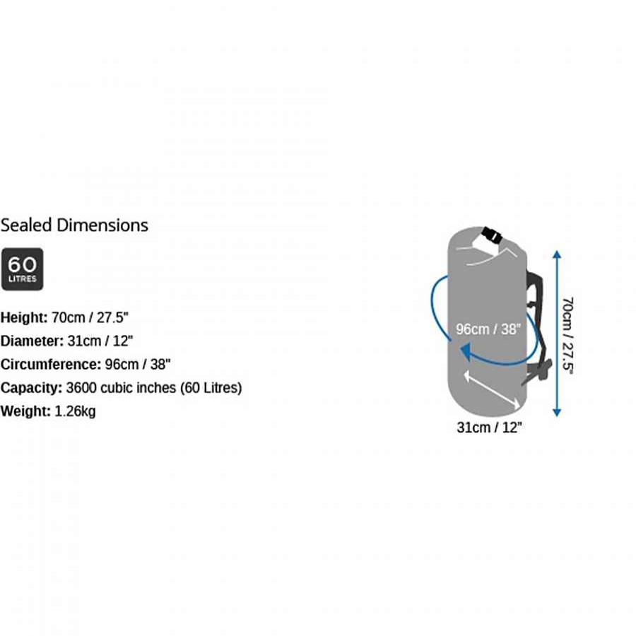 Backpacks Overboard | Overboard Dry Tube Backpack 60 Liter Black