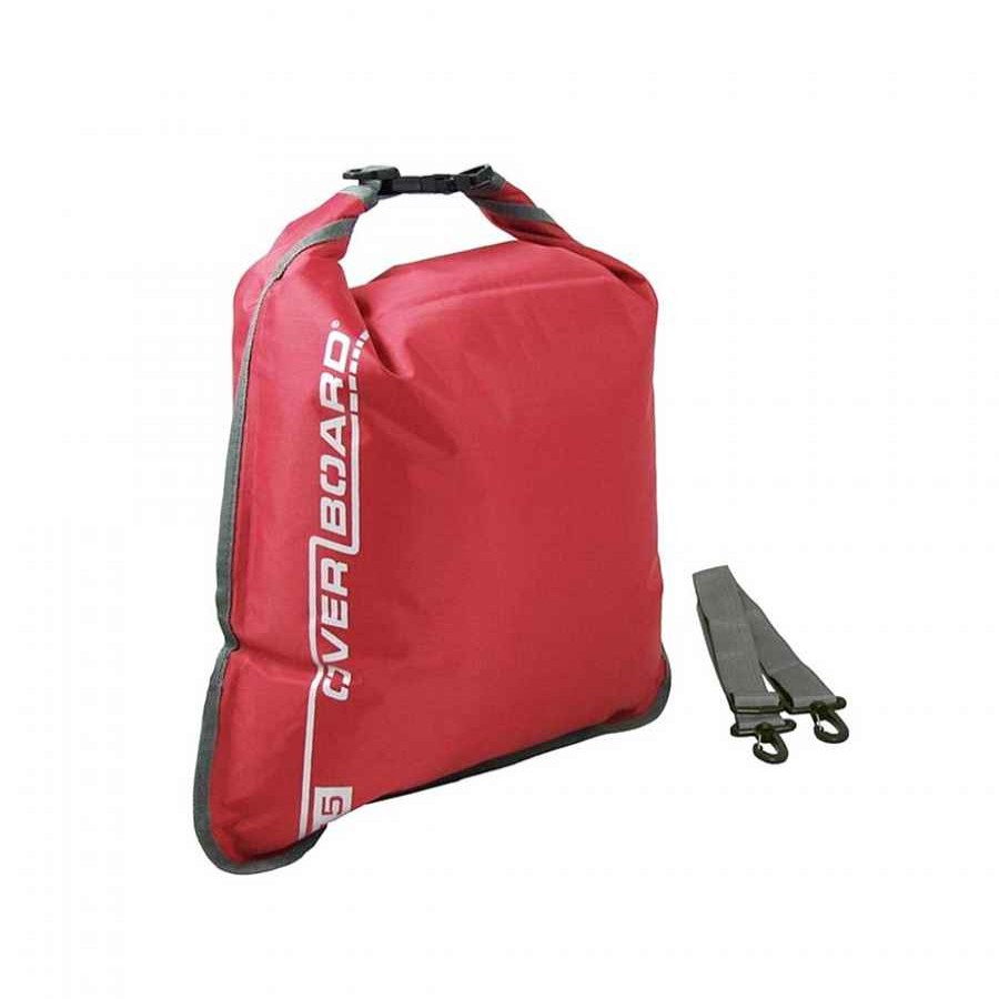 Dry Bags Overboard | Overboard Dry Flat Bag 15 Liter Red