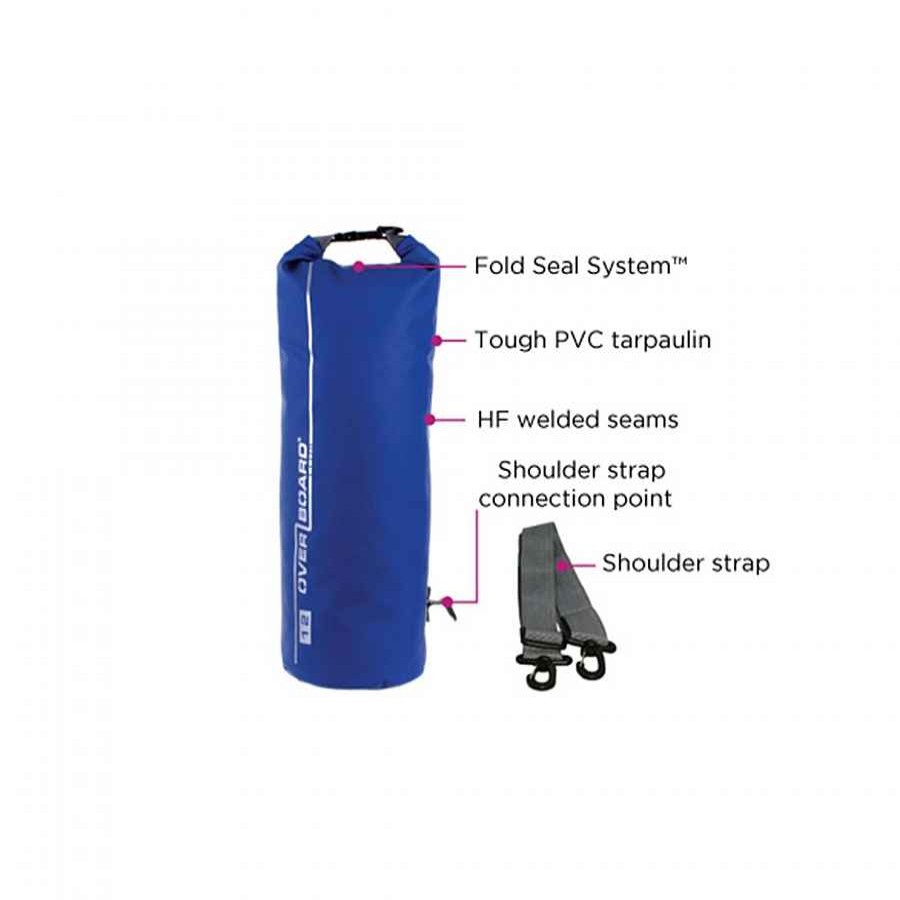 Dry Bags Overboard | Overboard Dry Tube Bag 12 Liter Blue