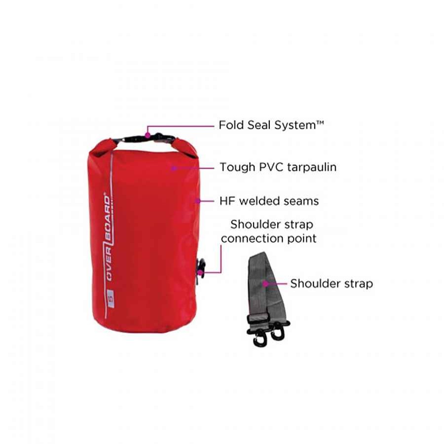 Dry Bags Overboard | Overboard Dry Tube Bag 5 Liter White