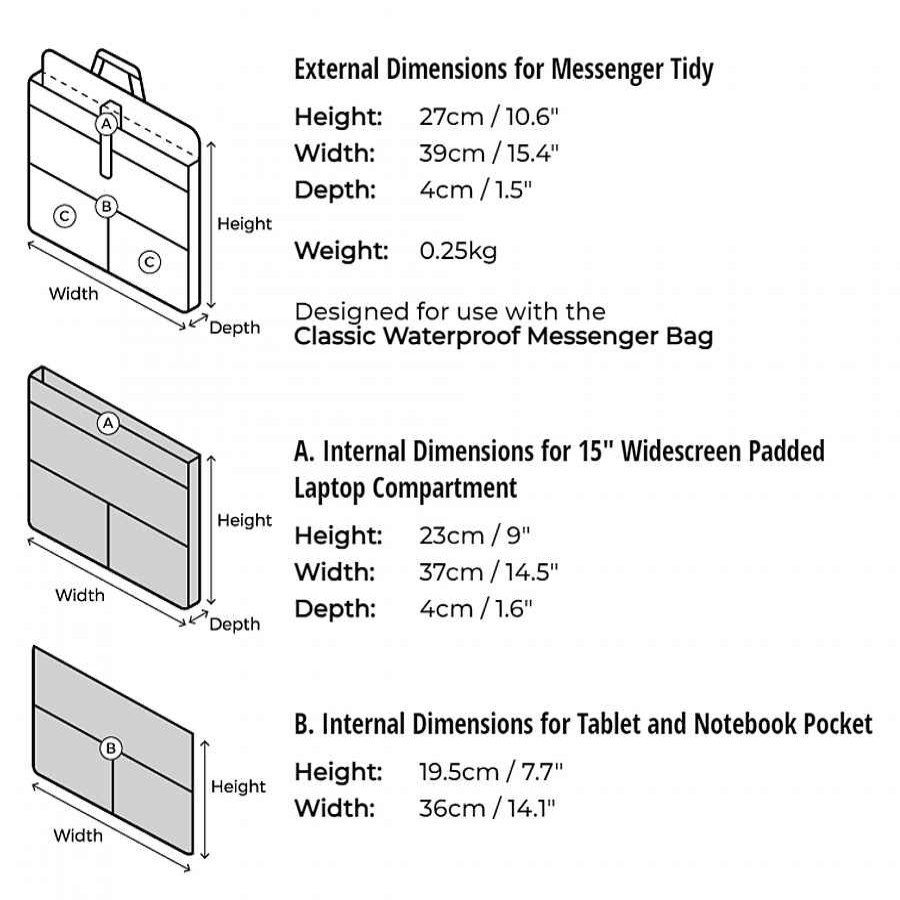 Electronic Cases Overboard | Overboard Laptop Tablet Organizer M For Backpacks