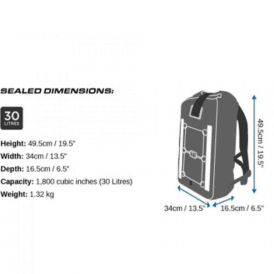 Backpacks Overboard | Overboard Waterproof Backpack Pro 30 L Black